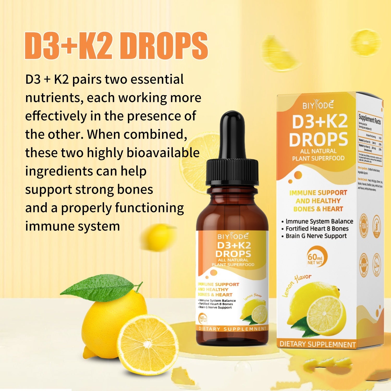 Vitamin D3k2 Drops