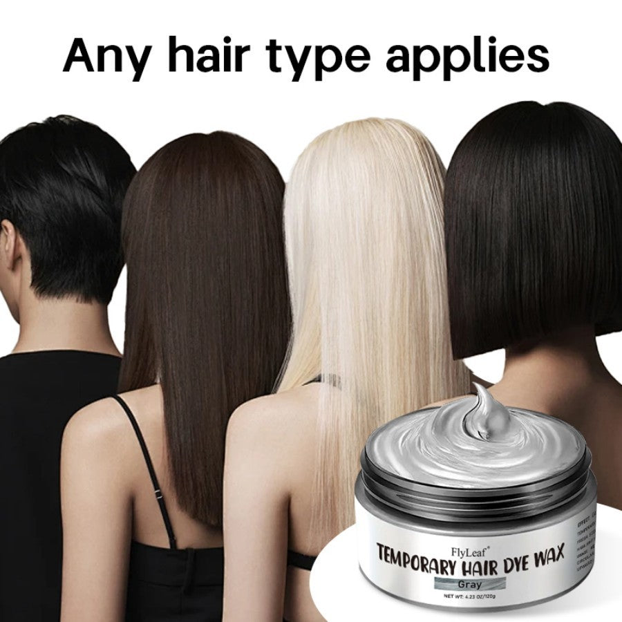 OEM ODM Portable Natural Man Women Fast Temporary Hair Color Wax For Hair Coloring Red Black Green Blue Colour Dye