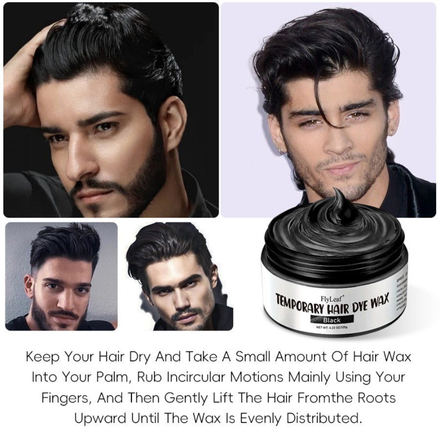 OEM ODM Portable Natural Man Women Fast Temporary Hair Color Wax For Hair Coloring Red Black Green Blue Colour Dye