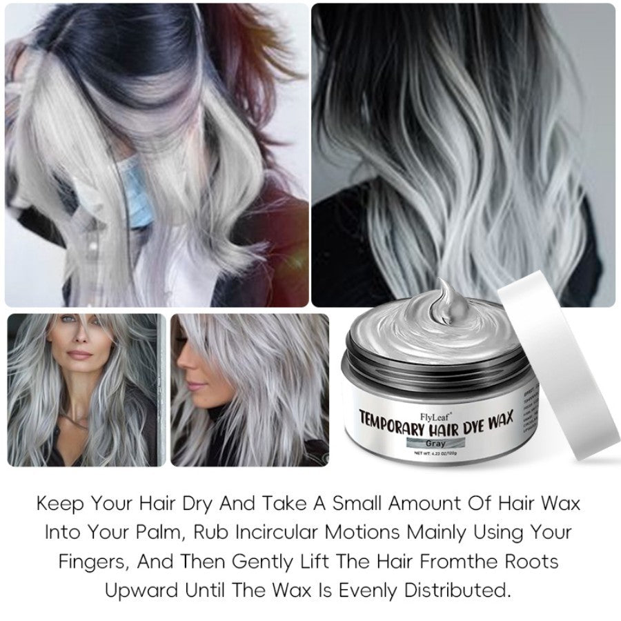 OEM ODM Portable Natural Man Women Fast Temporary Hair Color Wax For Hair Coloring Red Black Green Blue Colour Dye