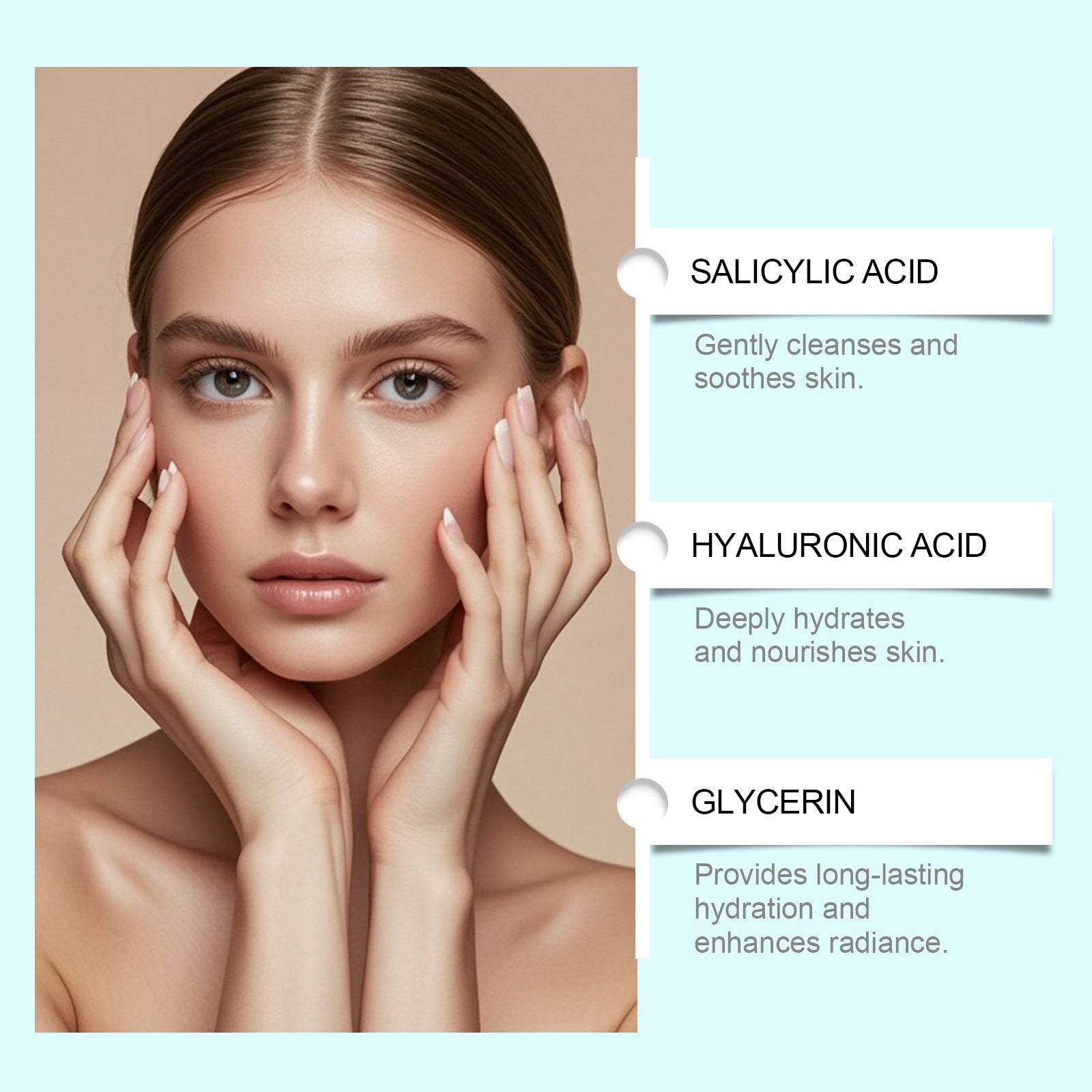 Skin Care Serum Facial Moisturizer Locks In