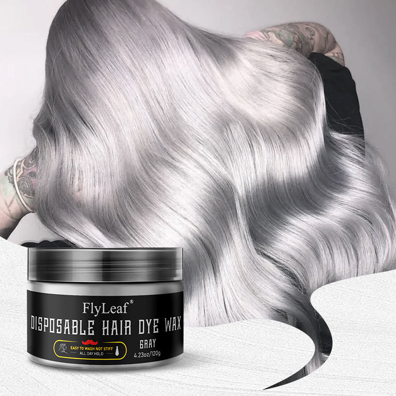 Ready Stock Wholesale Fash Shipping Disposable Hair Dye Wax Gray 120g